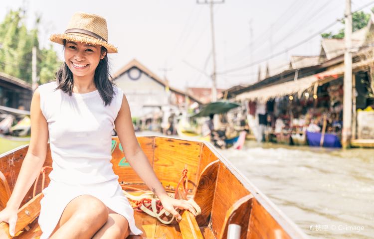 限時優惠 曼谷丹嫩水上市場+美功鐵道市場一日遊