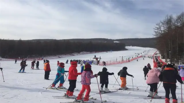 Skiing in Mudanjiang