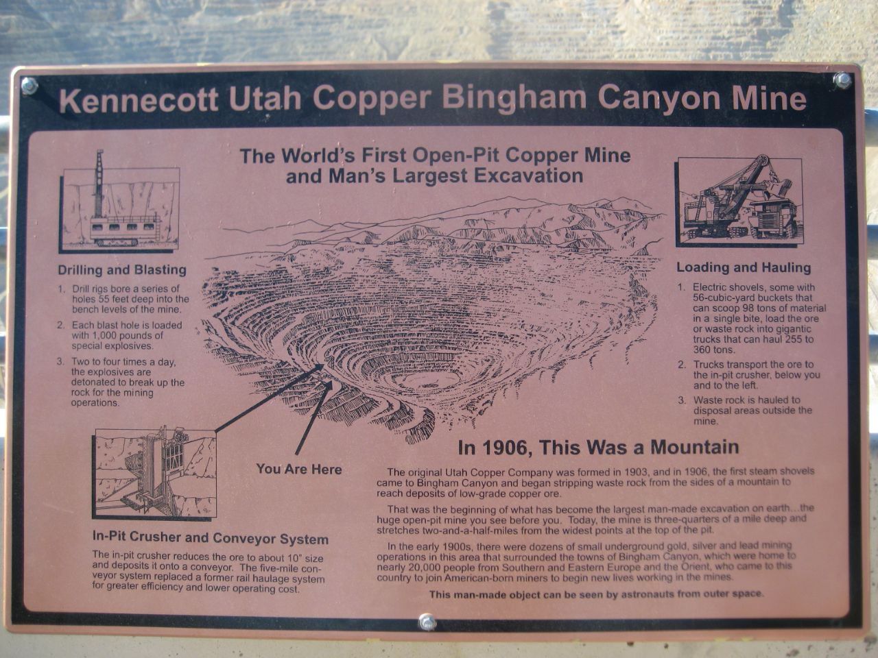 ソルトレイクシティ Bingham Canyon Copper Mine 評判 案内 トリップドットコム