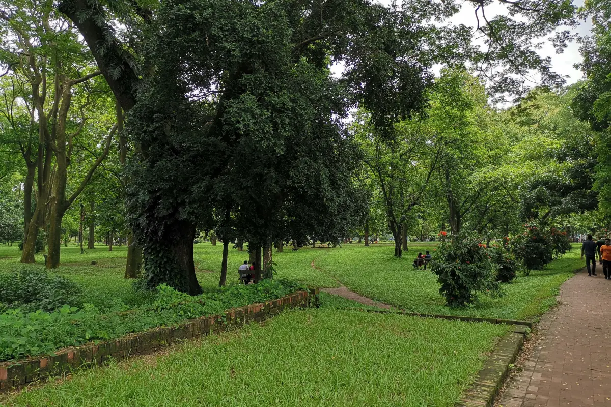 রমনা পার্কের সবুজ দৃশ্য