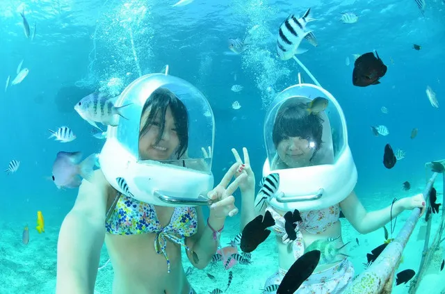 Unusual Watersports in Okinawa Go Diving at the Only (Other) Blue Cave in the World