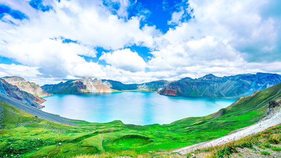 Heaven Lake on Changbai Mountain