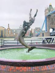 Girl with a Dolphin Fountain