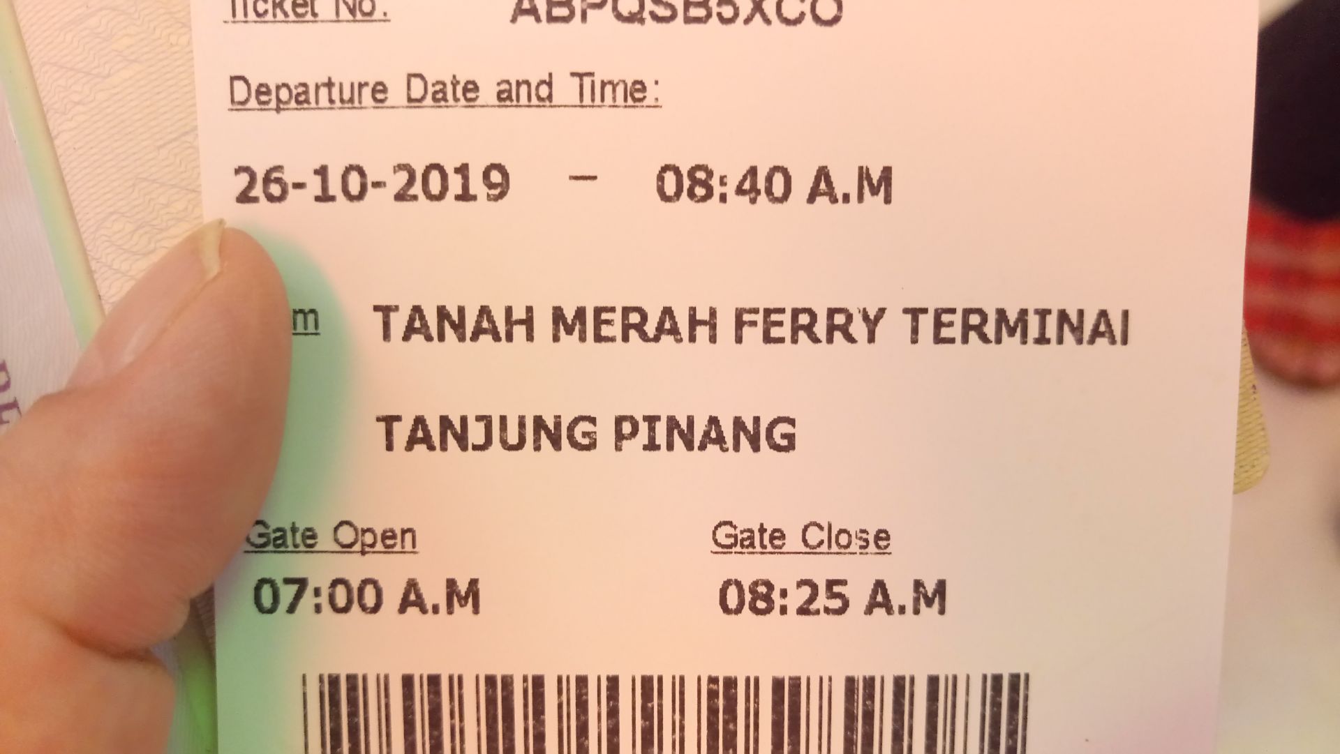Photos at Tanah Merah Ferry Boarding Gate