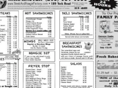 Steak and Hoagie Factory