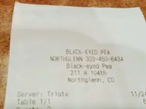 Black-eyed Pea