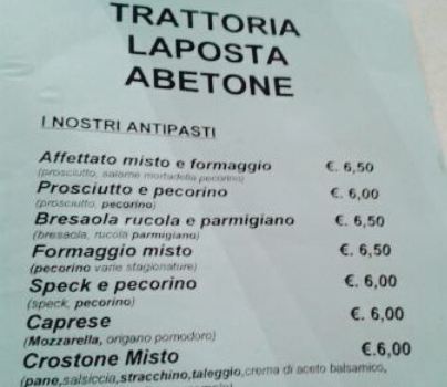 Bar Trattoria la Posta