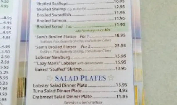 Seafood Sams South Yarmouth