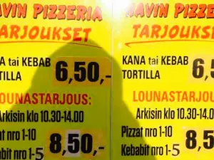 Havin Kebab Pizza Lounas ravintola