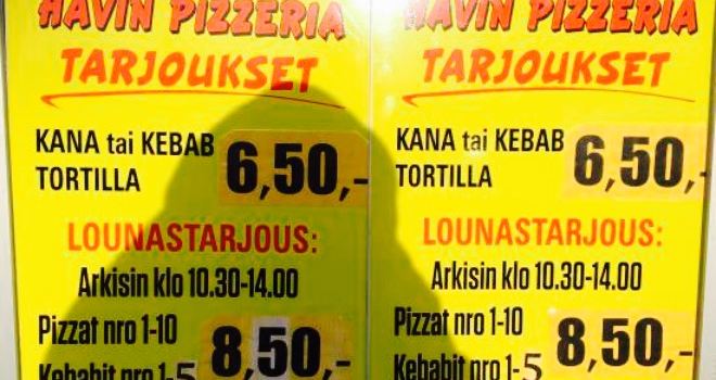 Havin Kebab Pizza Lounas ravintola