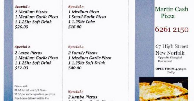 Martin Cash Pizza