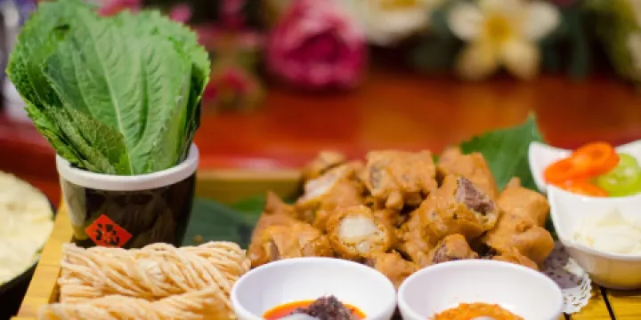 小市一莊民宿（本溪縣園內店）·餐廳