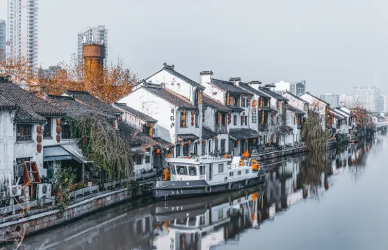 清名橋古運河景區江南古運河遊船水上光影之旅夜遊票成人