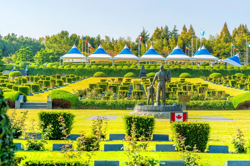 在韓国連記念公園