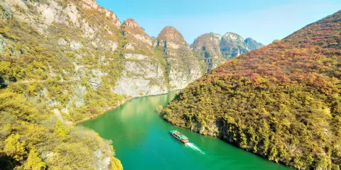 中國雲臺山世界地質公園青天河園區