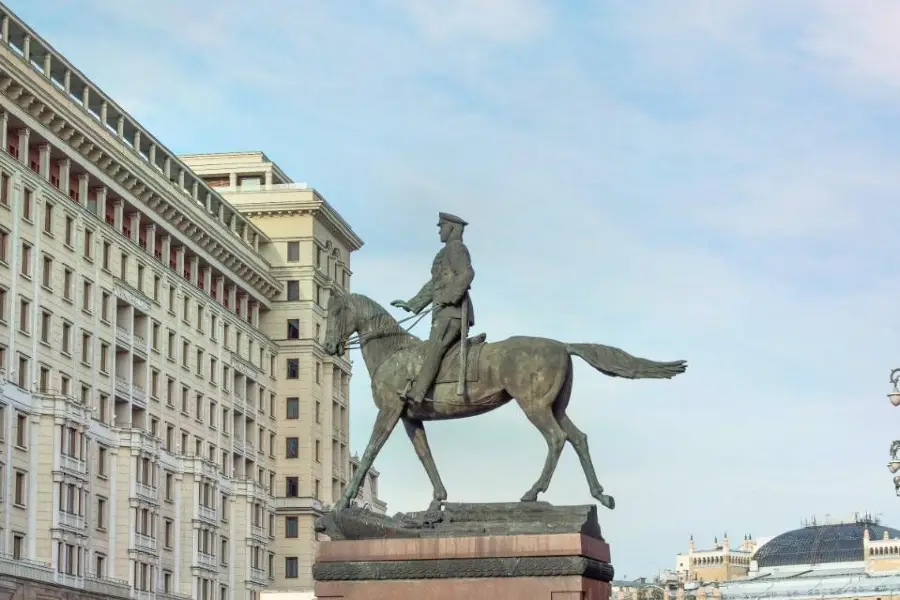 Marshal Zhukov monument