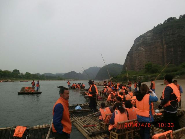 仙水岩蘆溪河竹筏漂流