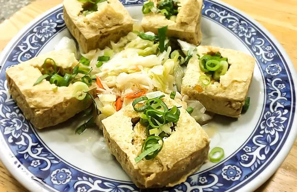 香味海產粥脆皮臭豆腐