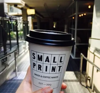 Small Print Baker and Coffee Maker