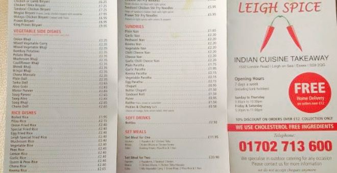 Leigh Spice Indian Takeaway