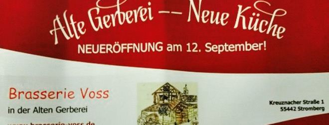 Brasserie Voss in der Alten Gerberei