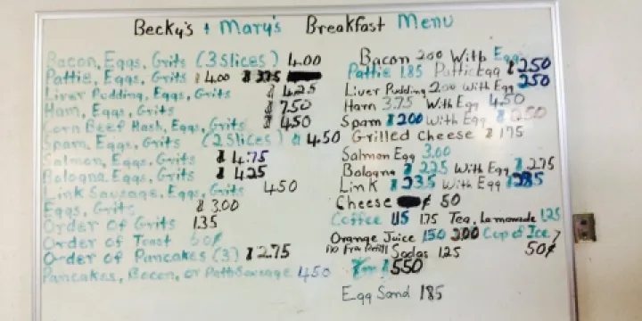 Becky's & Mary's Restaurant