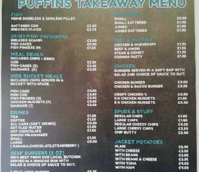Puffins Fish & Chip shop