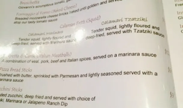 Giovanni's Ristorante