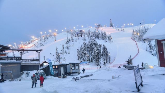 Skiing in Rovaniemi