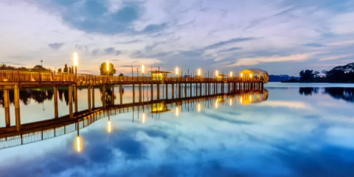 實里達水庫下段