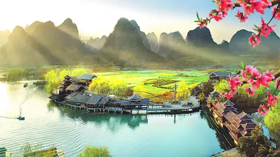 陽朔相公山觀景台半日遊【陽朔來回，設施專線車】