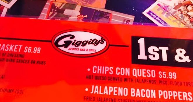 Giggity's sports bar and grill