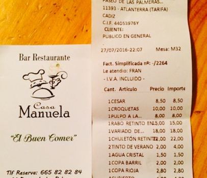 Bar Restaurante Casa Manuela