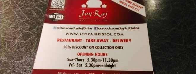 Joy Raj Restaurant