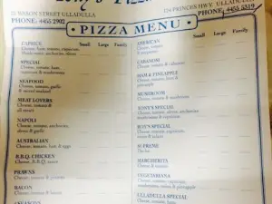 Tony's Pizza Ulladulla