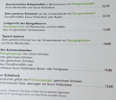 Spargelrestaurant Boeser