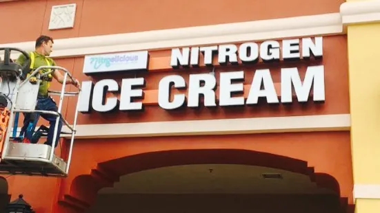 Nitrogelicious Nitrogen Ice Cream