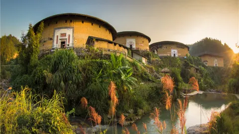 Chuxi Tulou cluster attraction in Longyan