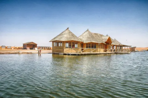 Tengger Desert Moon Lake