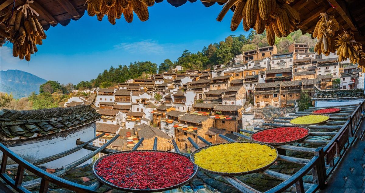 Crop Sun-Drying in Wuyuan