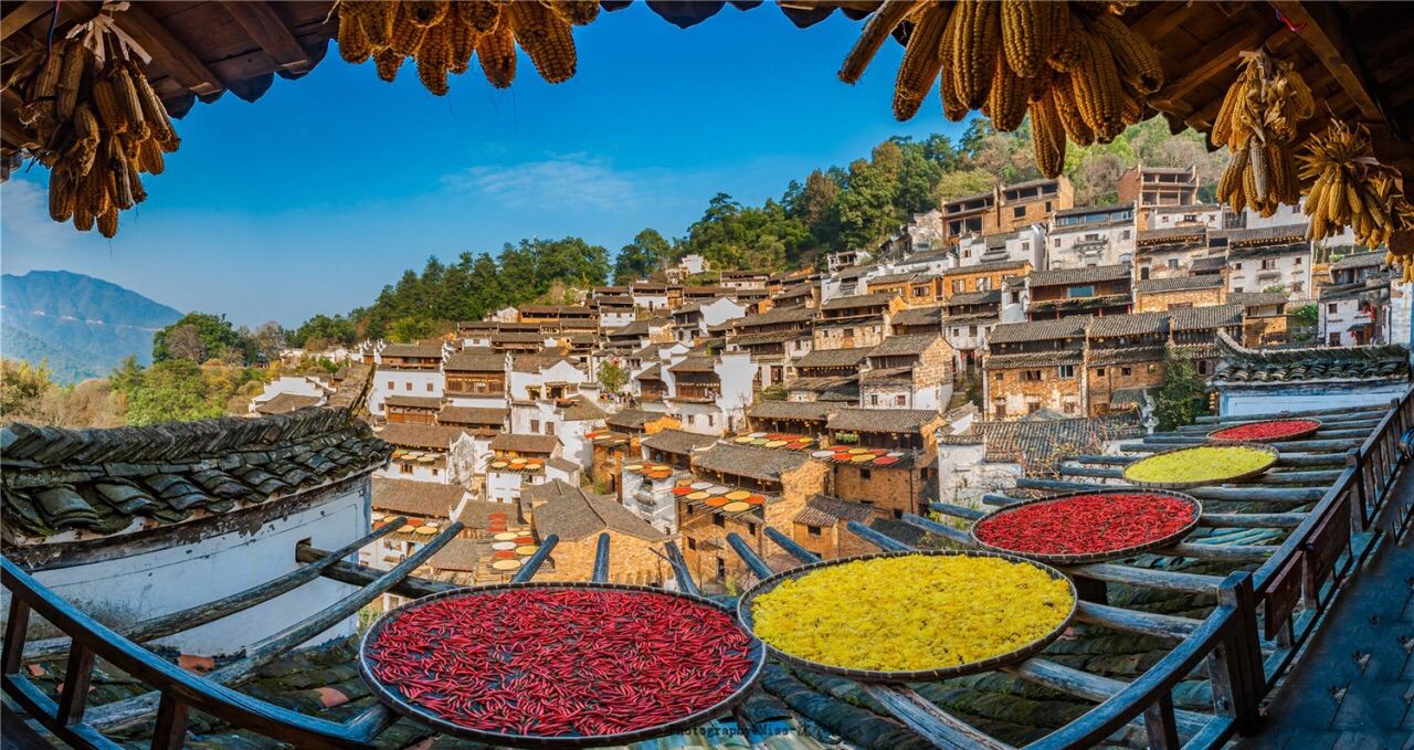 Crop Sun-Drying in Wuyuan