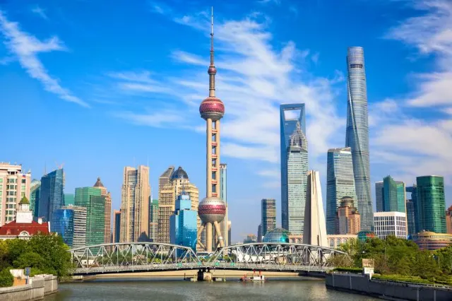 Go and Check Shanghai Modern Skyline with Bird's Eye View