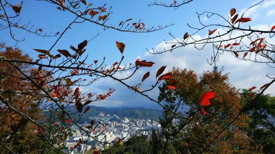 很漂亮的一個公園的，離元町不是很遠的。公園面積頗大的，天氣特