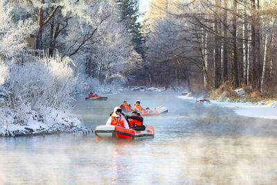 Rafting au Mont Changbai
