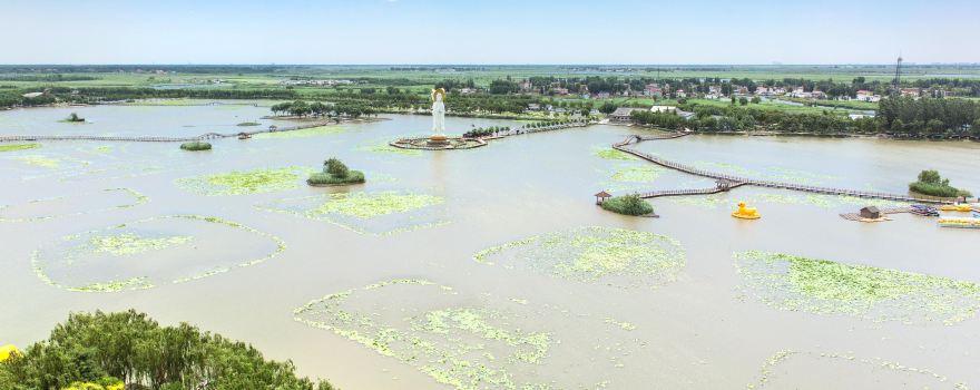 Baiyang Lake Qianli Dike