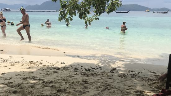 Best beach for coral island. G