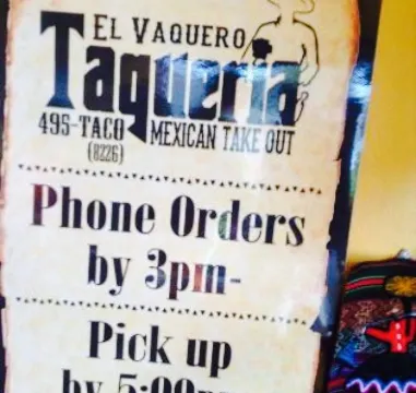 El Vaquero Taqueria