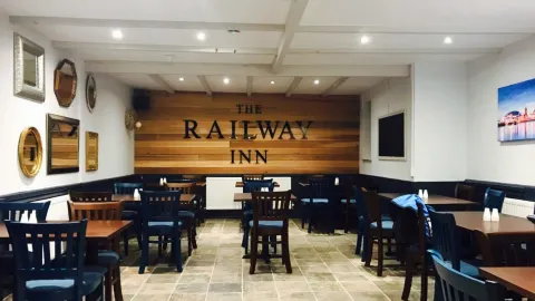 The Railway Inn in Caerphilly