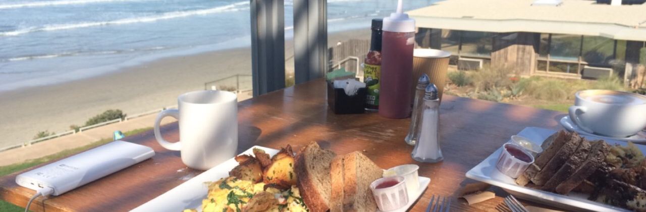 Caroline's Seaside Cafe by Giuseppe