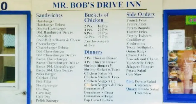 Mr. Bob's drive in